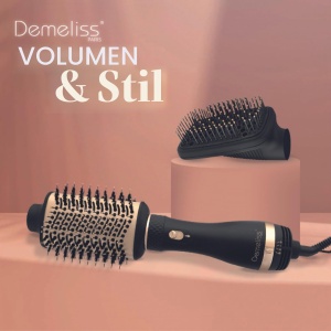 Perie de par cu aer cald Saint Algue Demeliss VOLUME STYLE, 1200W, 2 in 1 - Img 2