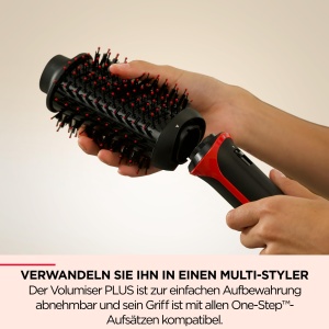 Perie de par Revlon One-Step Volumiser Plus RVDR5298, 75 stralucire, 50 mai putina caldura - Img 8