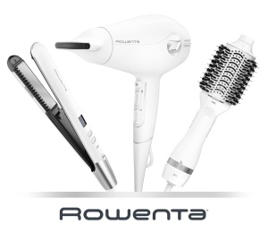Perie de par Rowenta CF6130F0, XL, alba si argintie, volum natural - Img 10