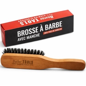 Perie pentru barba cu maner, marca Frantuzeasca, din materiale sustenabile - Img 1