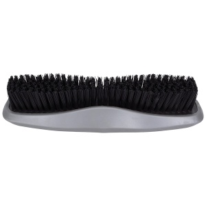 Perie pentru Cai Wahl Equine, Culoare Negru-Gri, Maner Luxos