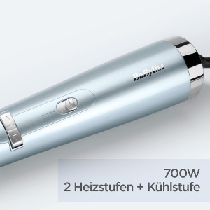 Perie rotativa BaByliss Hydro Fusion AS773E, 50mm, albastra, cu tehnologie anti-frizz - Img 5