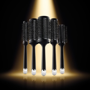 Perie rotativa cu uscator ghd, ceramica, volum mare, pentru par lung - Img 5