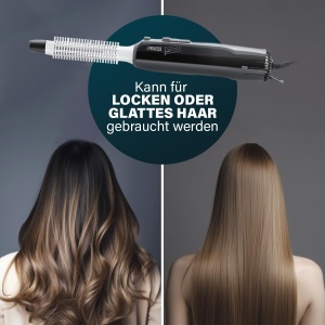 Perie rotativa Princess Cool Curl CC 300 300W 2 accesorii functie Cool Shot negru - Img 4