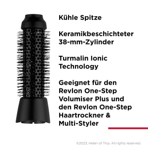 Perie rotativa Revlon One-Step, neagra, cu cilindru ceramic de 38 mm - Img 3