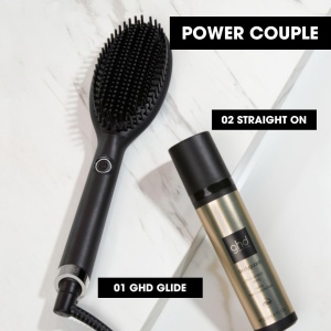 Perie termica ghd Glide, neagra, pentru toate tipurile de par, rezultate netede si stralucitoare - Img 5