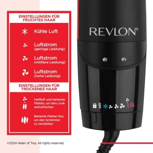 Perie uscator si indreptator de par Revlon One-Step Air Straight RVDR5330E, 2 in 1, Placi ceramice cu turmalina si infuzie de ulei de argan - Img 3