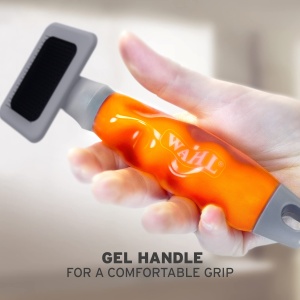 Perie Wahl Zupfburste cu maner gel ergonomic ideala pentru animale mici - Img 4
