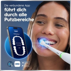 Periuta de dinti electrica Oral-B iO Series 6, alb, cu display interactiv si 5 moduri de curatare - Img 3