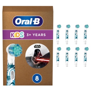 Periuta de dinti pentru copii Oral-B Star Wars, 8 bucati, extra moale, design distractiv