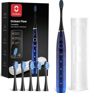 Periuta electrica Oclean TravelGo Flow, 180 zile autonomie, 5 moduri, albastra