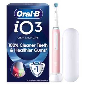 Periuta electrica Oral-B iO 3, tehnologie avansata, culoare roz