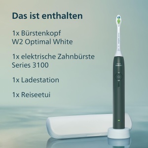 Periuta electrica Philips Sonicare Series 3100, verde inchis, cu senzor de presiune - Img 9