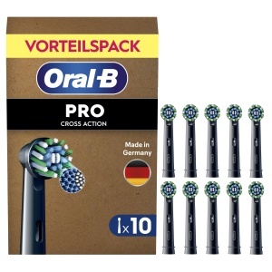 Periute de dinti Oral-B Pro Cross Action, 10 bucati, negru