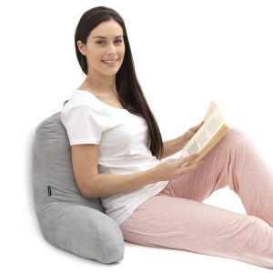 Perna de citit InnovaGoods Huglow cu brate, ergonomica, gri - Img 4