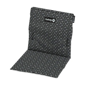 Perna de confort Safety 1st Cherry pentru scaunul de masa din lemn, geometrica, neagra