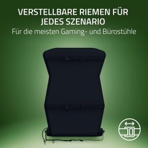 Perna de gaming Razer Freyja, HD-Haptik, Negru - Img 8