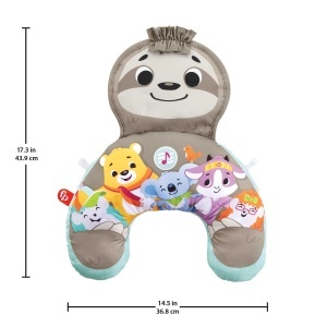 Perna de Joaca Fisher-Price cu Beijringuri Detasabile, Activitate pentru Bebei, 0 luni - Img 5
