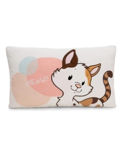 Perna de plus NICI Gluckskatze 43x25cm maro material reciclat ideala pentru decor si joaca