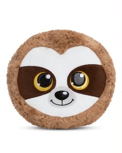 Perna Figurala NICI Sloth Heywood 32x32 cm Moale si Pufoasa Maro