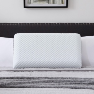 Perna LUCID Gel Memory Foam 40x60 cm - respirabil - efect racoritor - husa lavabila - perna Oeko-Tex, alba - Img 3