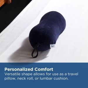 Perna multifunctionala TEMPUR All Purpose Pillow forma ergonomica culoare albastru marin - Img 3