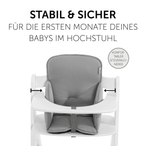 Perna reductoare scaun hauck Alpha Cosy Compatibila cu scaun inalt din lemn Alpha Beta si Arketa pentru bebelusi 6-36 luni perna scaun inalt cu spatar - Img 7