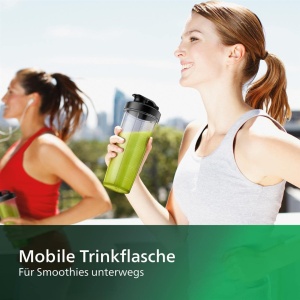 Philips Blender & Smoothie Maker - 600W, cana de 2 litri, aplicatie HomeID, 2 setari de viteza + functie de puls, ProBlend, functie Ice Crush (HR2291/41) - Img 6