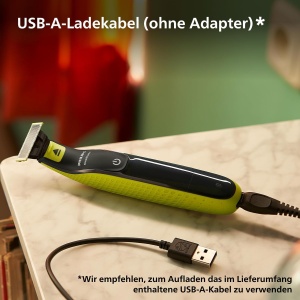 Philips OneBlade 360 Face - Aparat de coafat si tuns barba electric, 2x lama 360, pieptene reglabil 5 in 1, QP2734/30 - Img 5