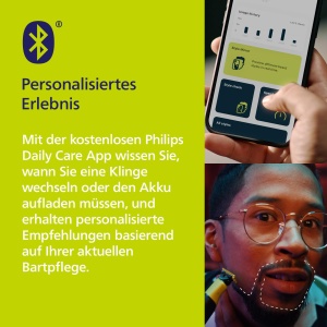 Philips OneBlade 360 Face & Body cu conexiune la aplicatie - Aparat de tuns barba electric, aparat de ras si ingrijire corporala cu tehnologie 360, accesoriu reglabil de tuns 5 in 1, 1x kit de corp, QP4631/30 - Img 8