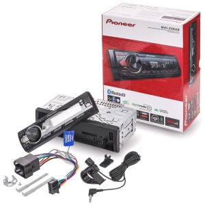 Pioneer MVH-330DAB, radio auto 1DIN cu RDS si DAB+, USB, intrare AUX, Bluetooth, adancime redusa de instalare - Img 3