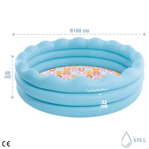 Piscina Intex Wavy Edge 56191NP, 168 x 46 cm, capacitate 575 l - Img 4