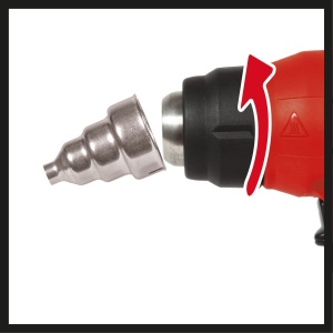Pistol de aer cald Einhell TE-HA 18 Li Solo 18V 2 trepte de temperatura - Img 8