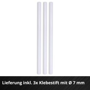 Pistol de lipit cu caldura Einhell TE-CG 187 Li-Solo, 180C, 3 clei - Img 6
