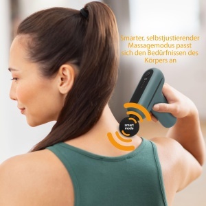 Pistol de masaj Medisana MG 200, compact, 4 capete, Smart-Modus - Img 5