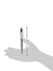 Pix BIC 4 Colours Shine, set 12 bucati, 4 culori, design metalic - Img 3