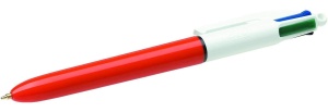 Pix BIC 4 Culori, 4 in 1, Nachfillable, Documentenecht, RosuAlb