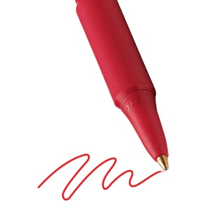 Pix BIC Soft Feel Clic Grip 0,4 mm, 12 bucati, Culoare Rosie - Img 5