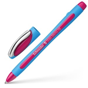 Pix Schneider 150209 Slider Memo XB, culoare roz, cu capac, scriere extrabreata - Img 3