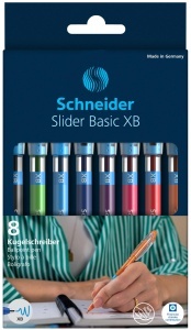Pix Schneider Slider Basic, negru, cu tehnologie Viscoglide, 8 bucati - Img 5