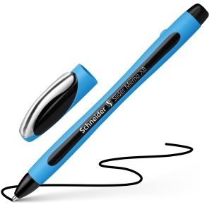 Pix Schneider Slider Memo XB, 4 culori, cu capac, scriere extrabreata - Img 4