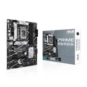 Placa de baza ASUS Prime B760-PLUS D4, LGA 1700, suport Intel 12-13 generatia, RGB