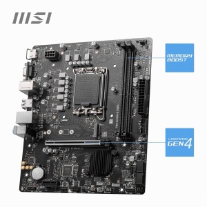 Placa de baza MSI PRO H610M-E, Micro-ATX, suport Intel 12th Gen, 2x DIMM, PCIe 4.0 - Img 3