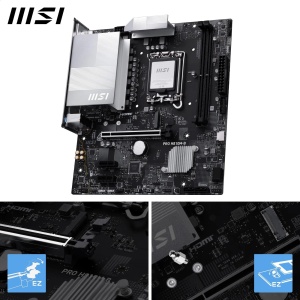 Placa de baza MSI PRO H810M-B, LGA 1851, DDR5, PCIe 5.0 x16 - Img 3