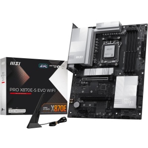 Placa de baza MSI PRO X870E-S EVO WiFi, ATX, suport AMD Ryzen 900080007000, PCIe 5.0