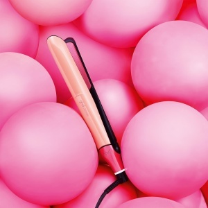 Placa de indreptat parul ghd Chronos, Sunkissed Peach, cu etui de protectie - Img 3