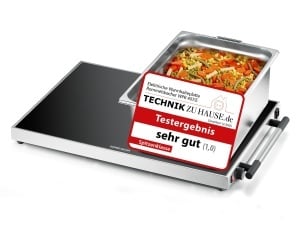 Placa de mentinere calda ROMMELSBACHER WPR 407E, Inox, 61 x 41 cm, 40-105 C