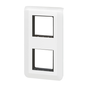 Placa de montaj Legrand 099473, verticala, 2 module, alba, material rezistent - Img 3