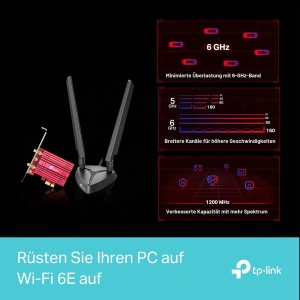 Placa de retea TP-Link Archer TXE75E Wi-Fi 6E, Bluetooth 5.3 - Img 4