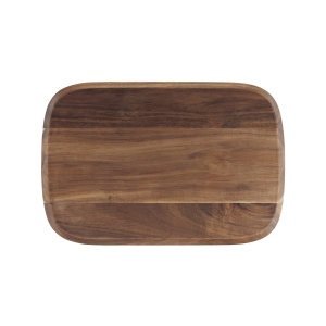 Placa de taiat din lemn de acacia Jamie Oliver, 37,4 x 25,1 cm, cu saftrille - Img 3